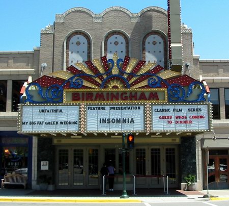 Birmingham Theatre - Front Facade (newer photo)